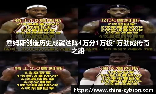 詹姆斯创造历史成就达阵4万分1万板1万助成传奇之路